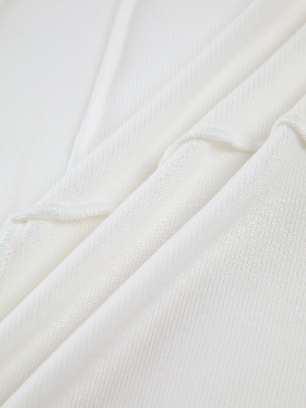 Piped Detail Long Sleeve Essential Top