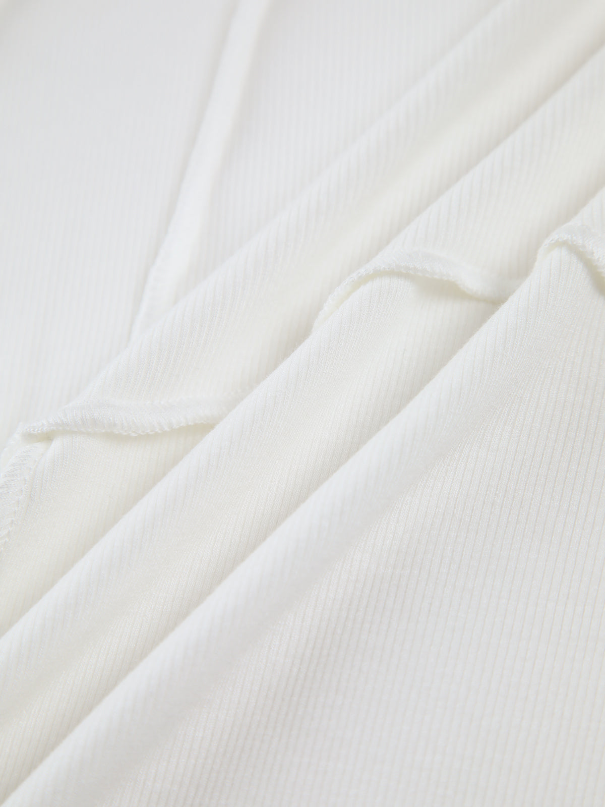 Piped Detail Long Sleeve Essential Top