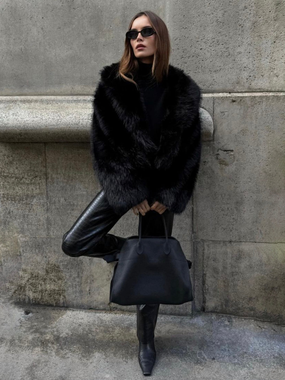 The Signature Faux Fur Jacket