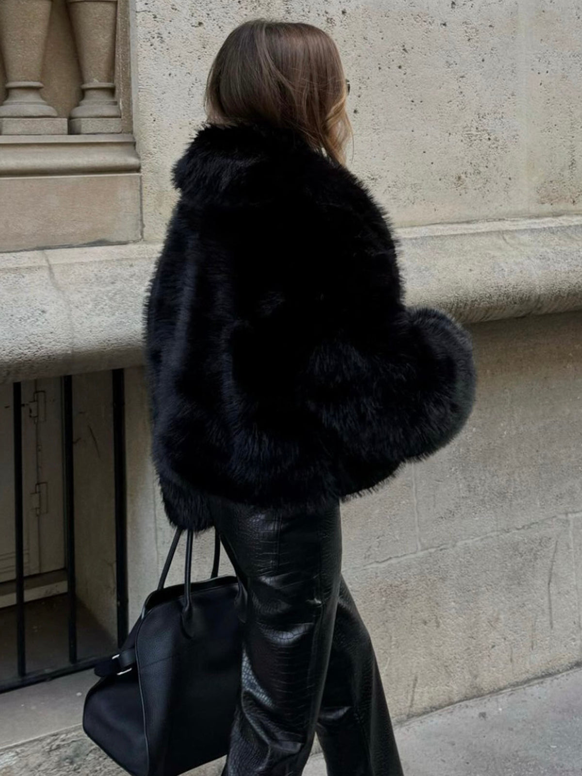 The Signature Faux Fur Jacket