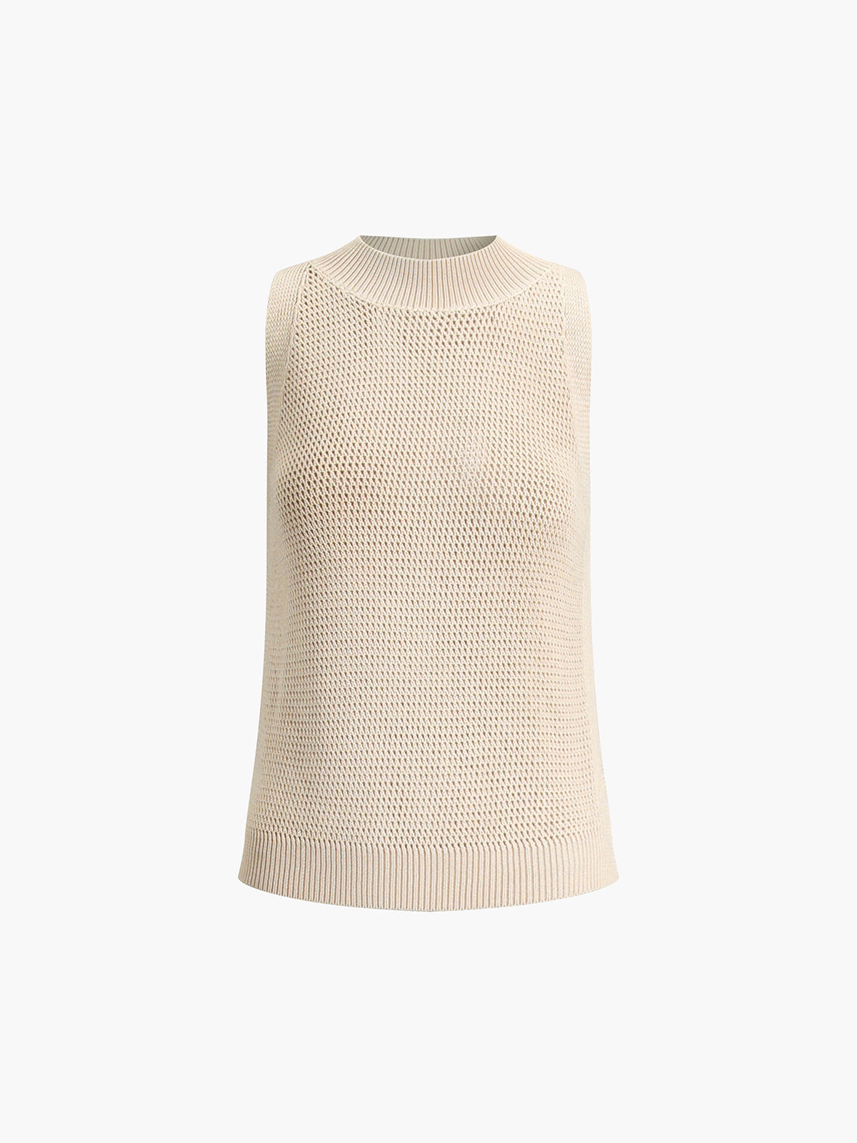 Chic Hollow Knit Tank Top