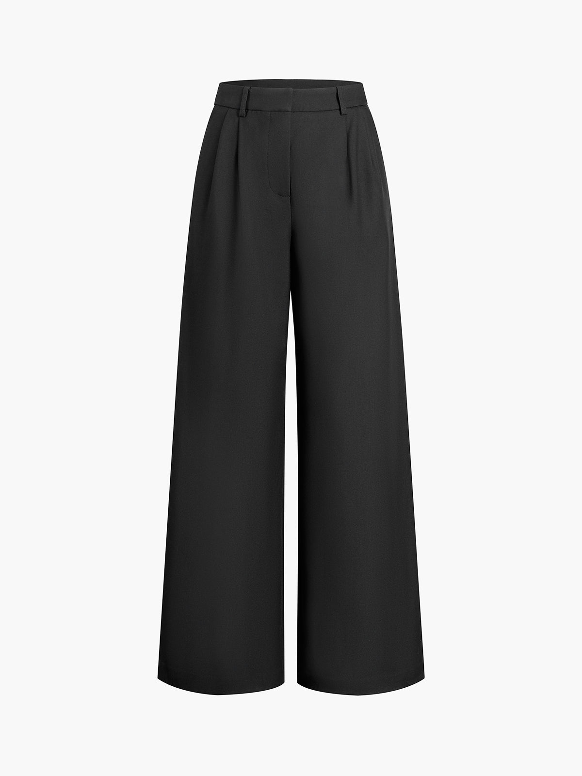 Chic High-Waisted Wide Leg Trousers