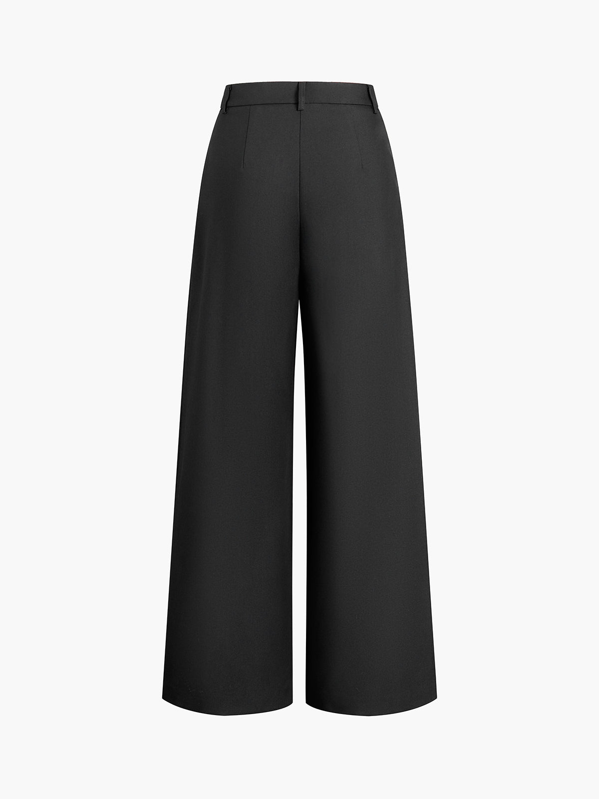 Chic High-Waisted Wide Leg Trousers