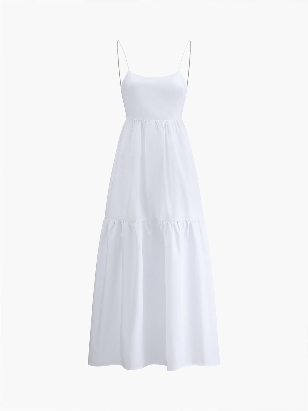 Chic Backless Maxi Dress in Solid Color