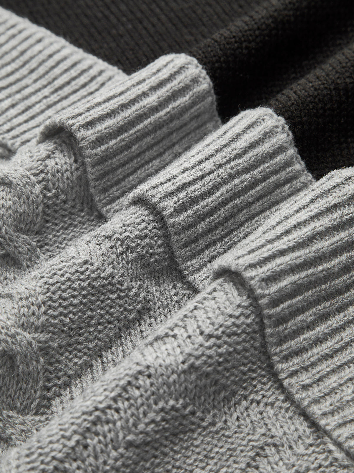 Chunky Knit Color Block Pullover Sweater