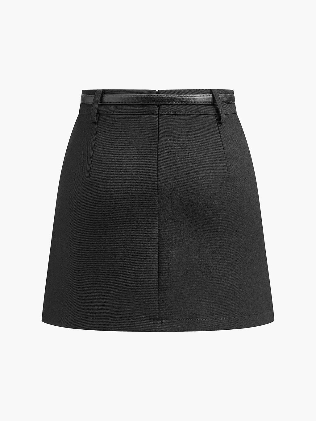 Chic Mini Skort with Tailored Slim Belt