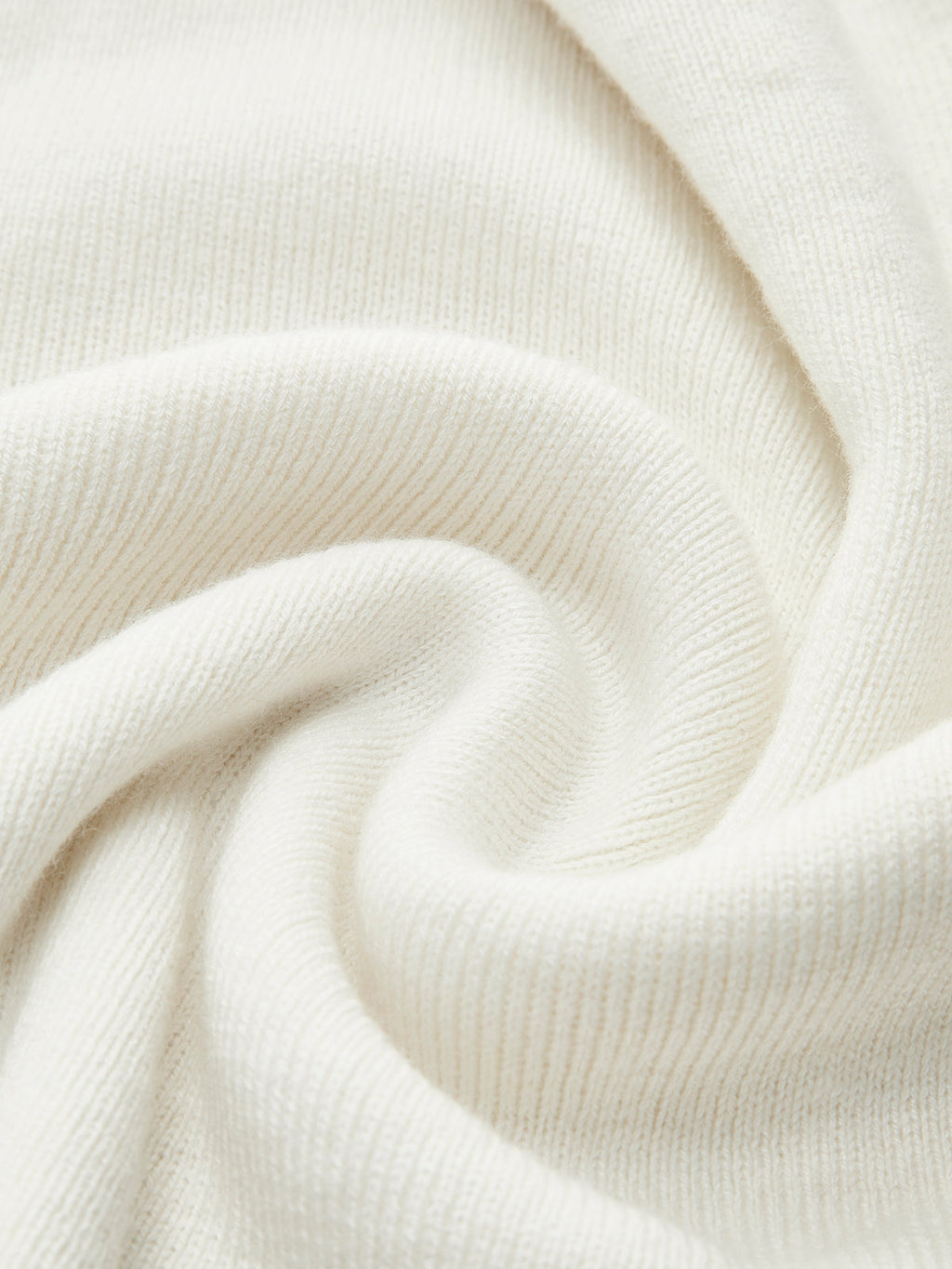 Asymmetrical Neck Wool-Blend Knit Top