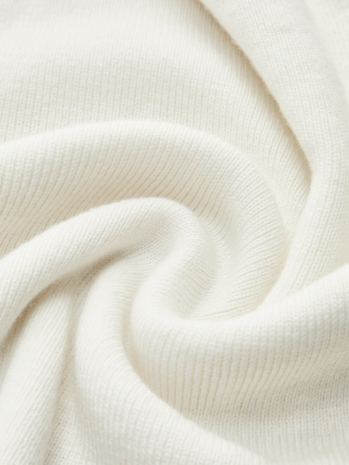 Asymmetrical Neck Wool-Blend Knit Top
