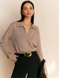 Cozy Collared Pullover Sweater for Effortless Style
