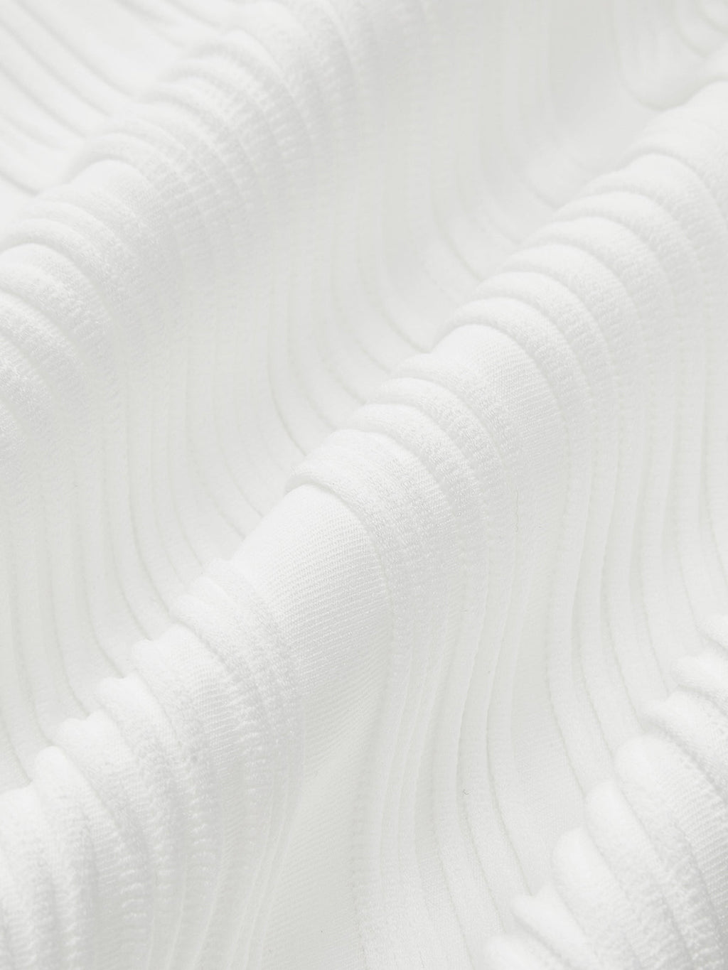 Wavy Textured Sleeveless Top in Solid Color