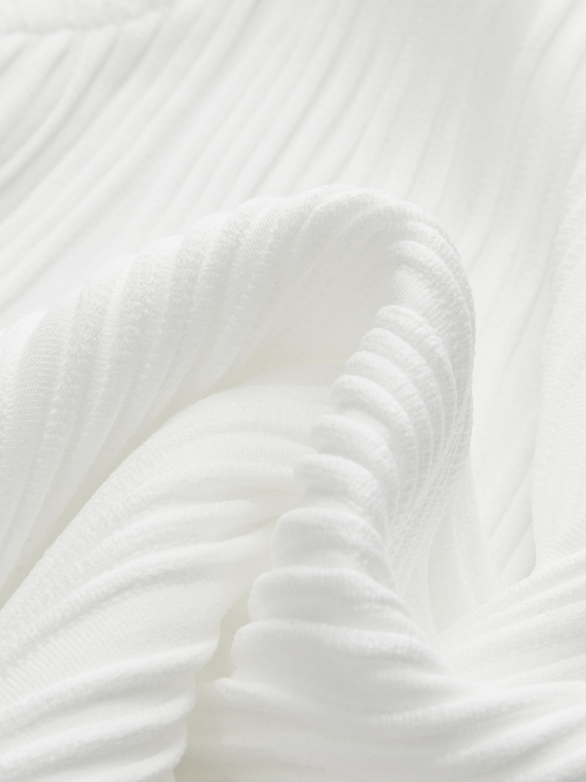 Wavy Textured Sleeveless Top in Solid Color