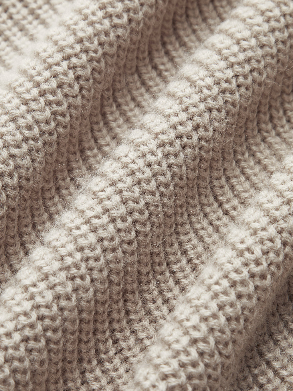 Wool Blend Cardigan with Tie Neck and Contrast Trim
