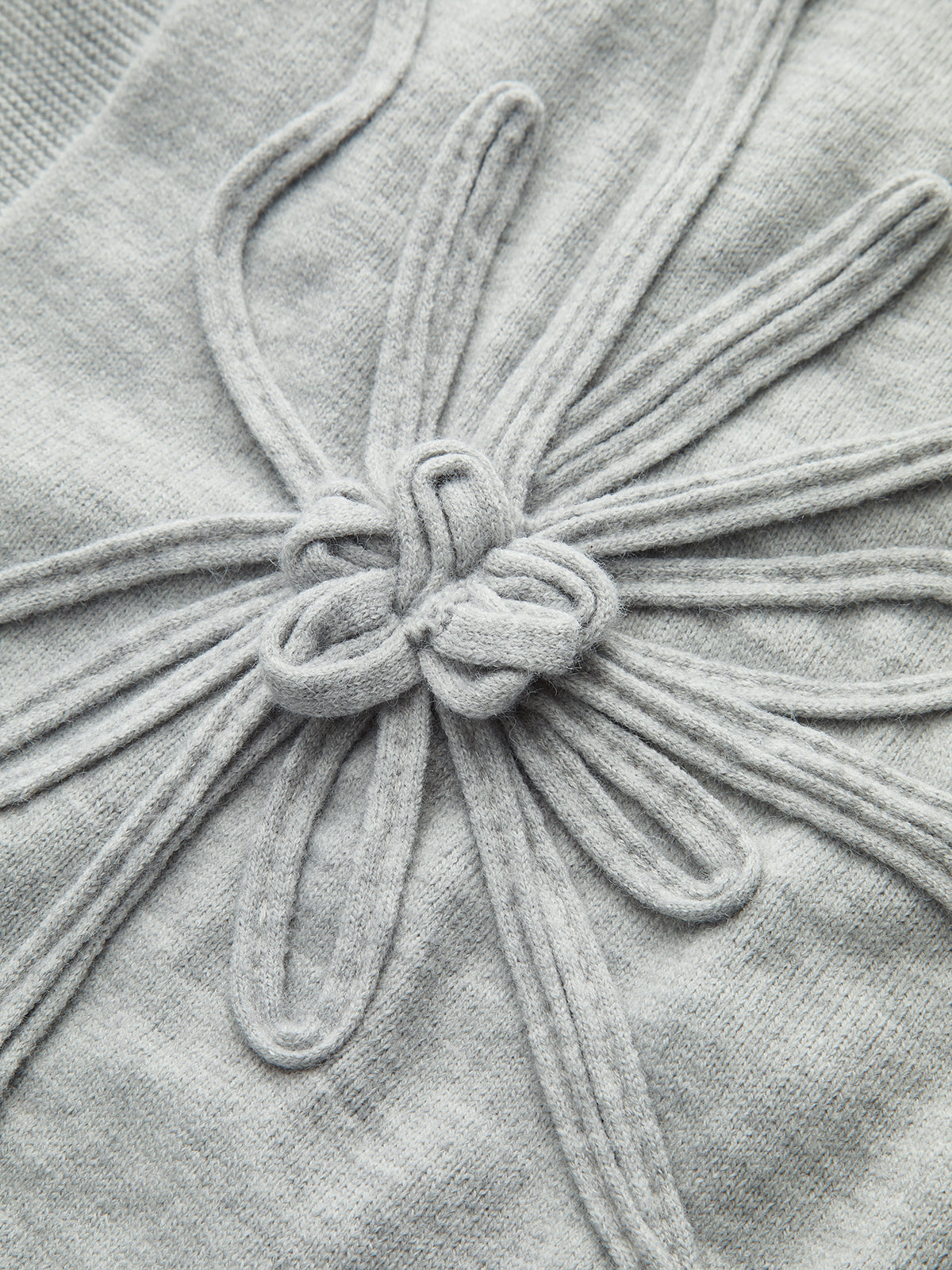 Floral Appliqué Cap Sleeve Knit Tee