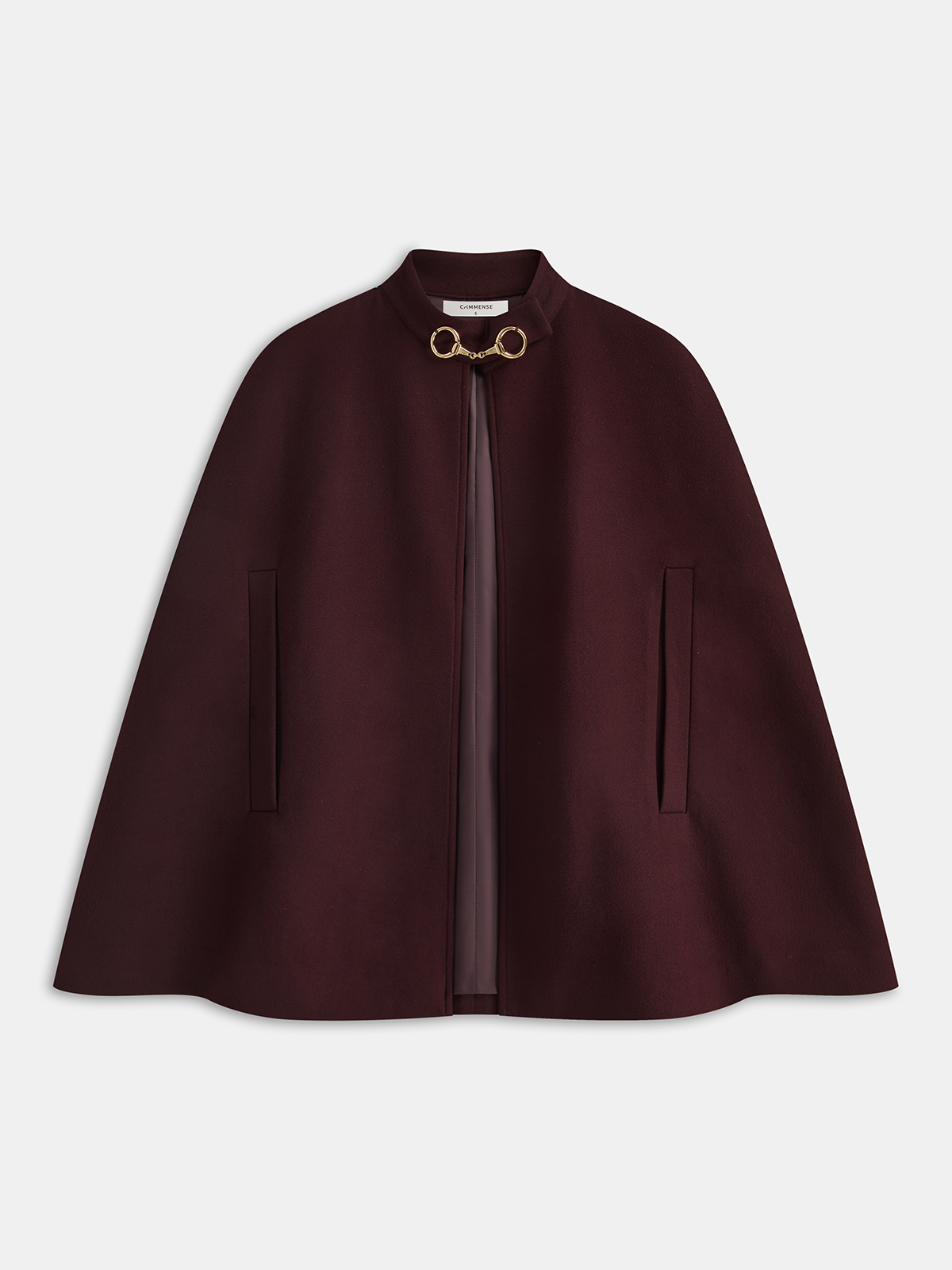Cotton Blend Cloak with Metallic Accents