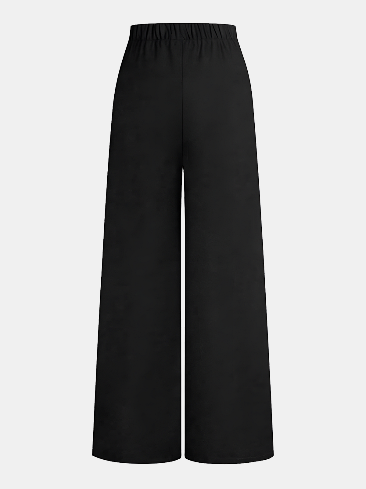 Chic Metal Chain Detail Trousers