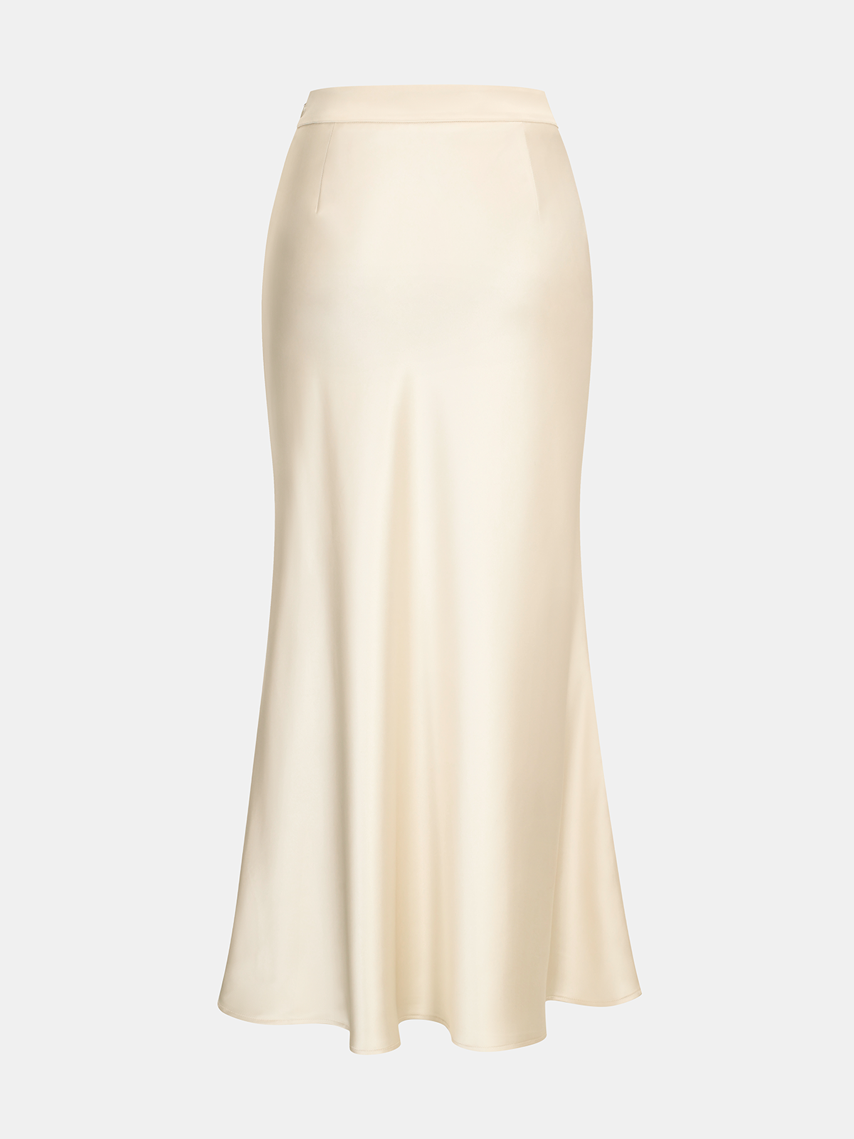 Luxe Satin Cowl Neck Top with Matching Skirt Set
