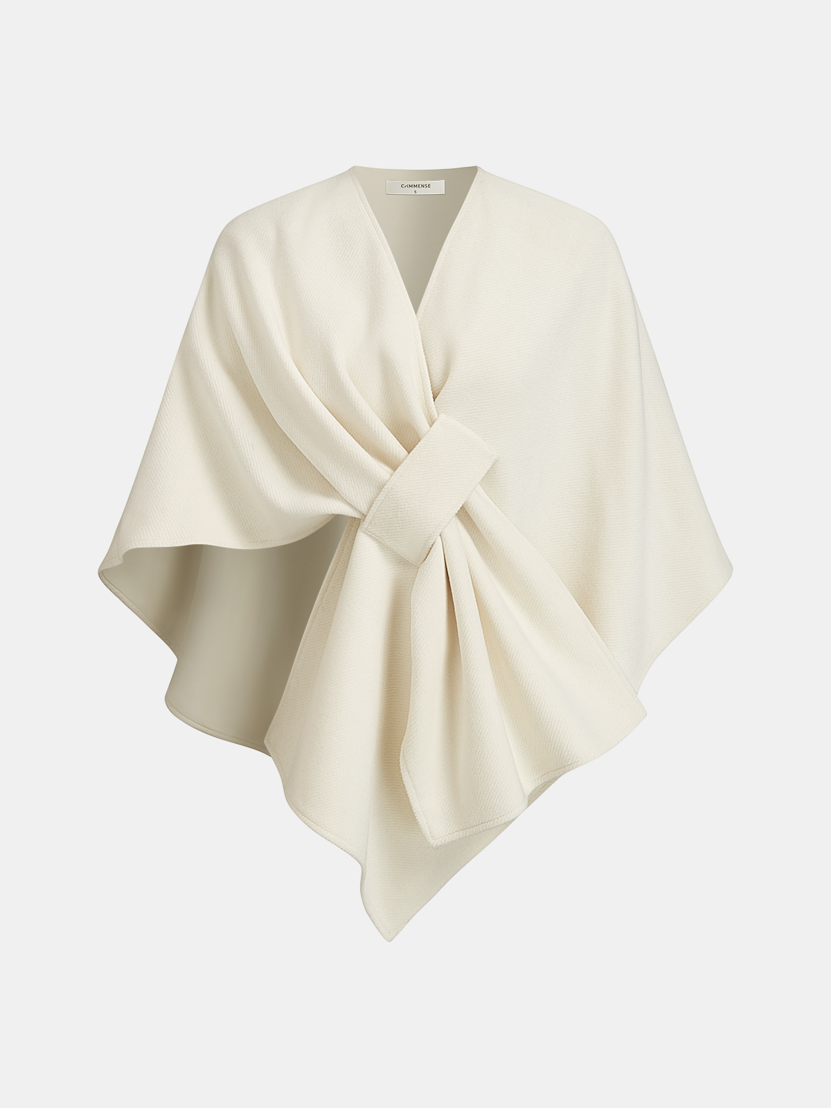 Chic Knot-Front Draped Wrap