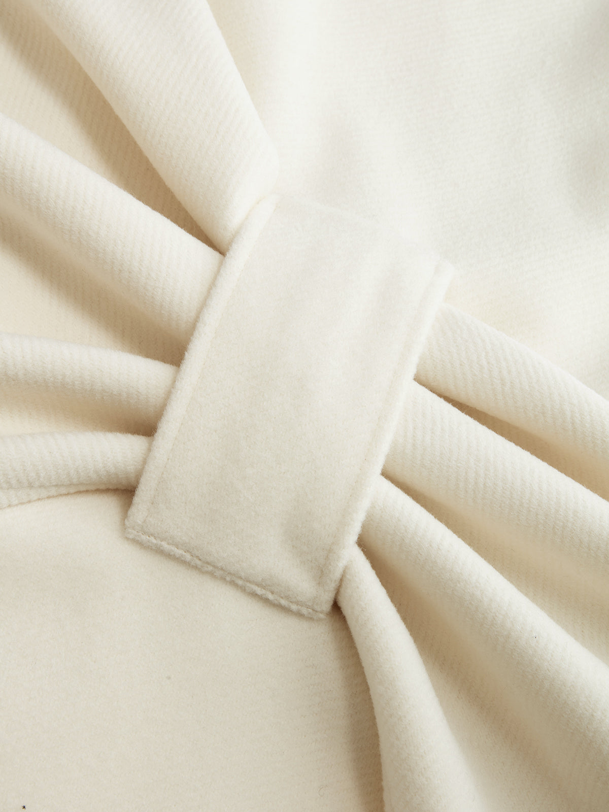 Chic Knot-Front Draped Wrap
