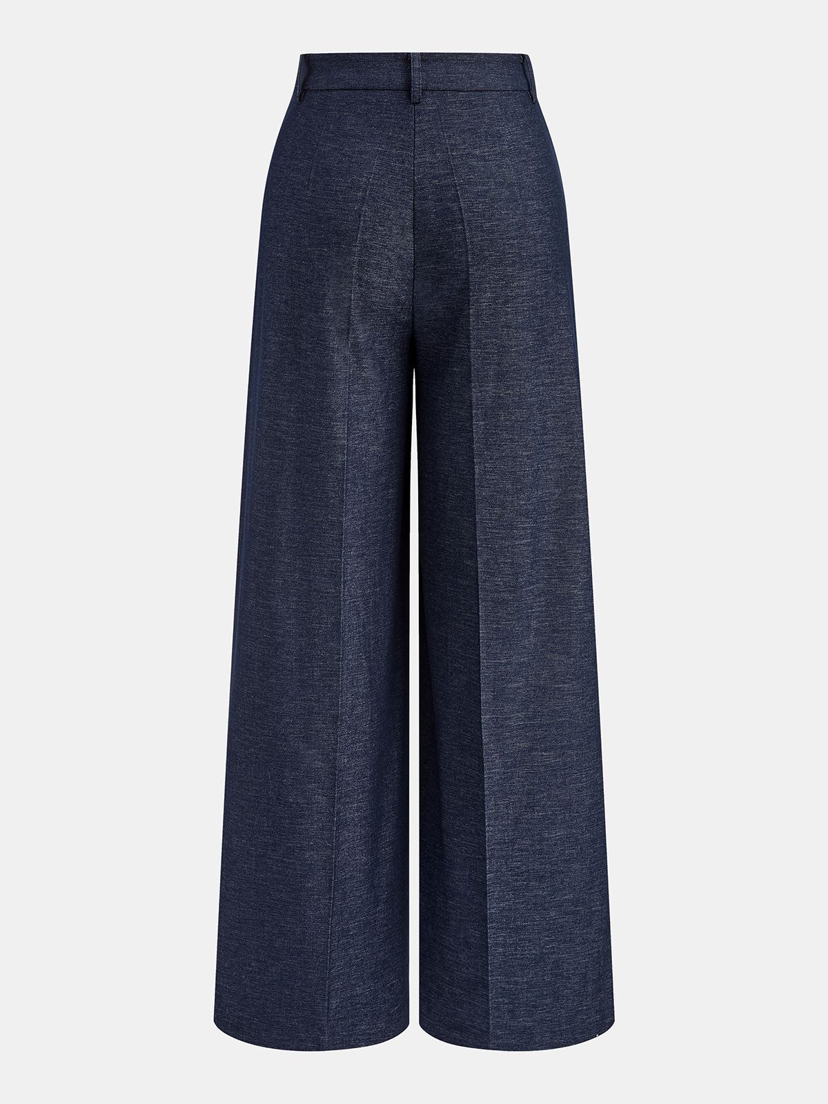 Chic Asymmetric Wide-Leg Wrap Trousers