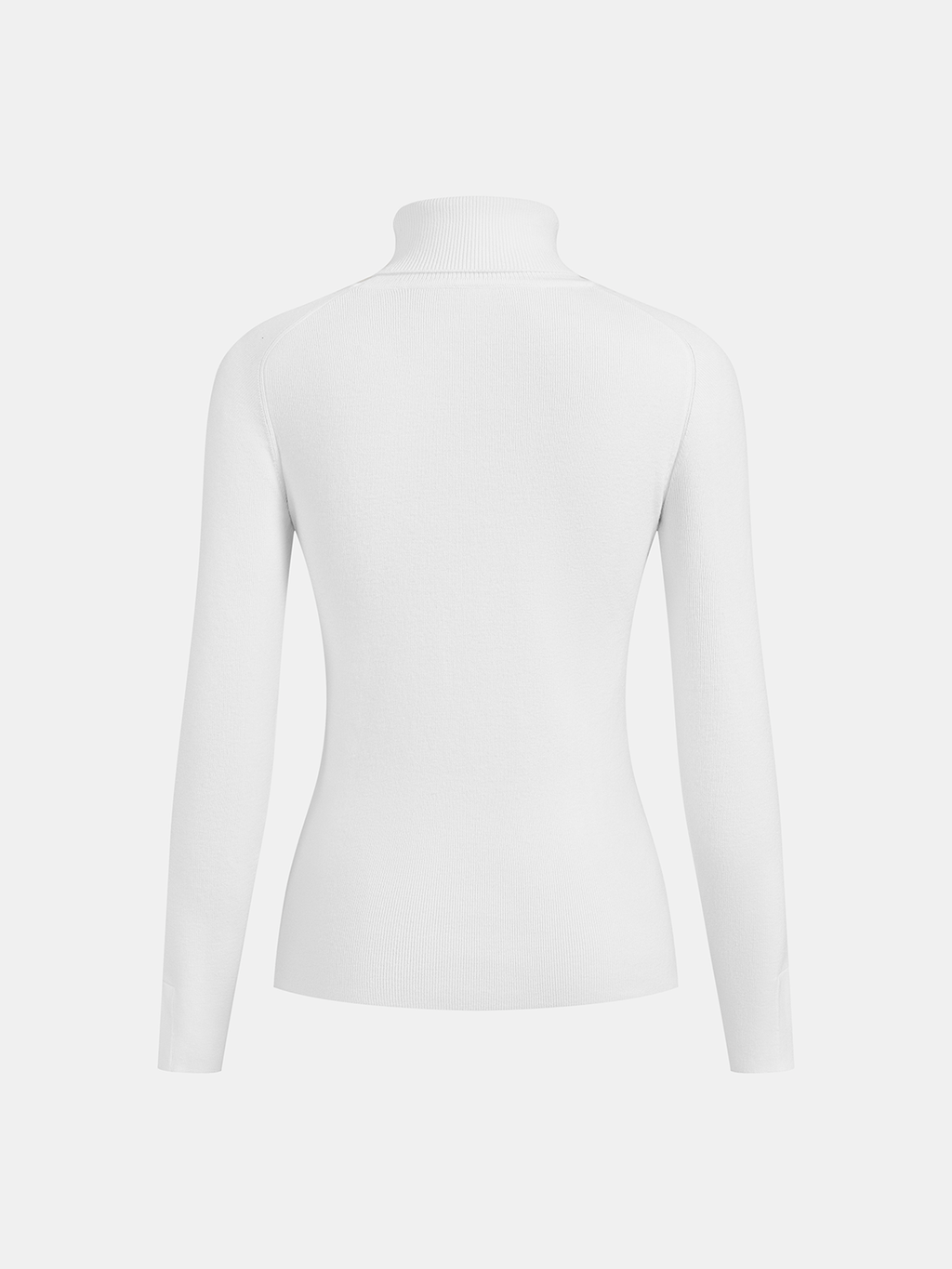 Turtleneck Sweater with Contrast Piping Detail