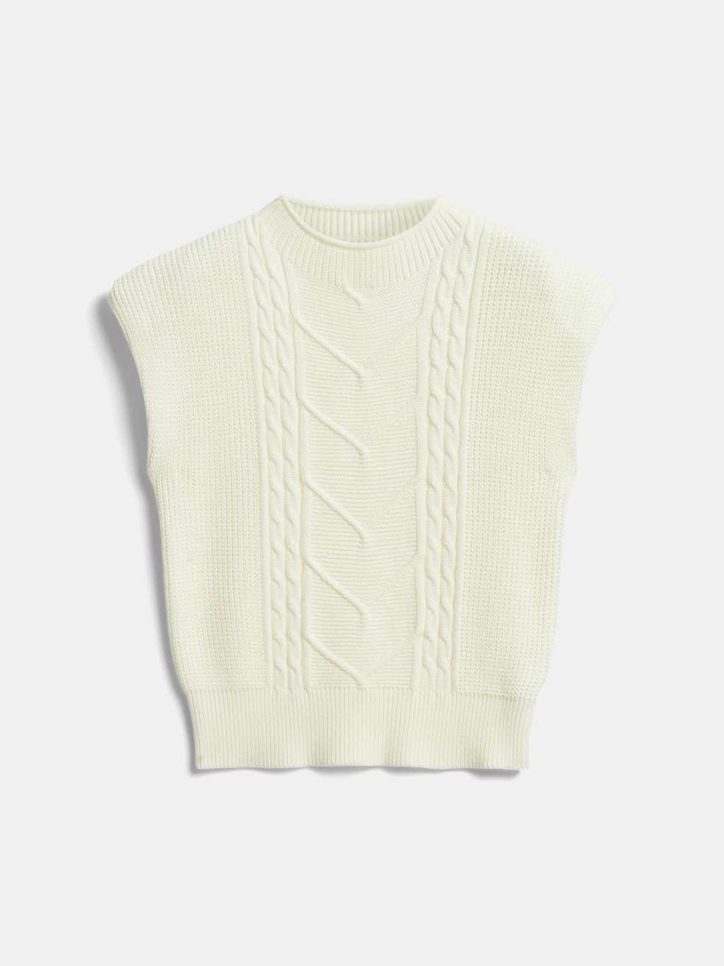 Chic Cap Sleeve Knit Sweater Vest