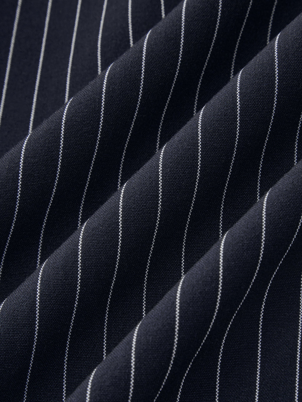 Chic Pinstripe Wrap Top with Coordinating Wide-Leg Trousers