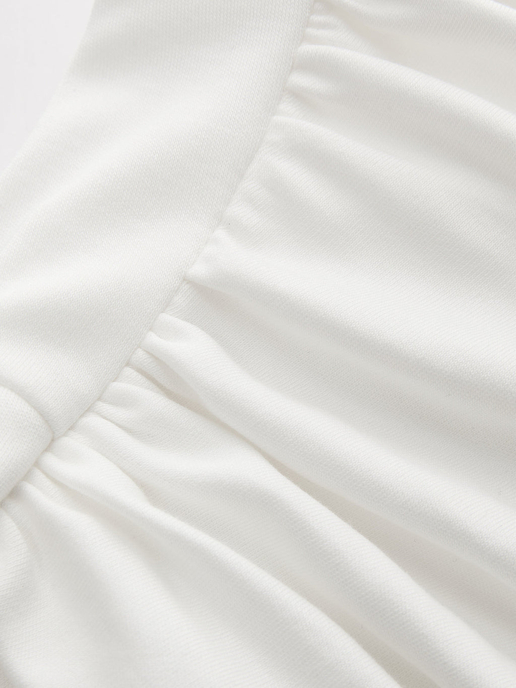 Ruched Blouse with Asymmetric Neckline