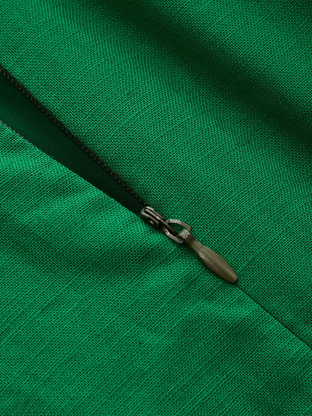 Sleeveless Mini Dress with Cotton-Linen Wrap Tie Detail