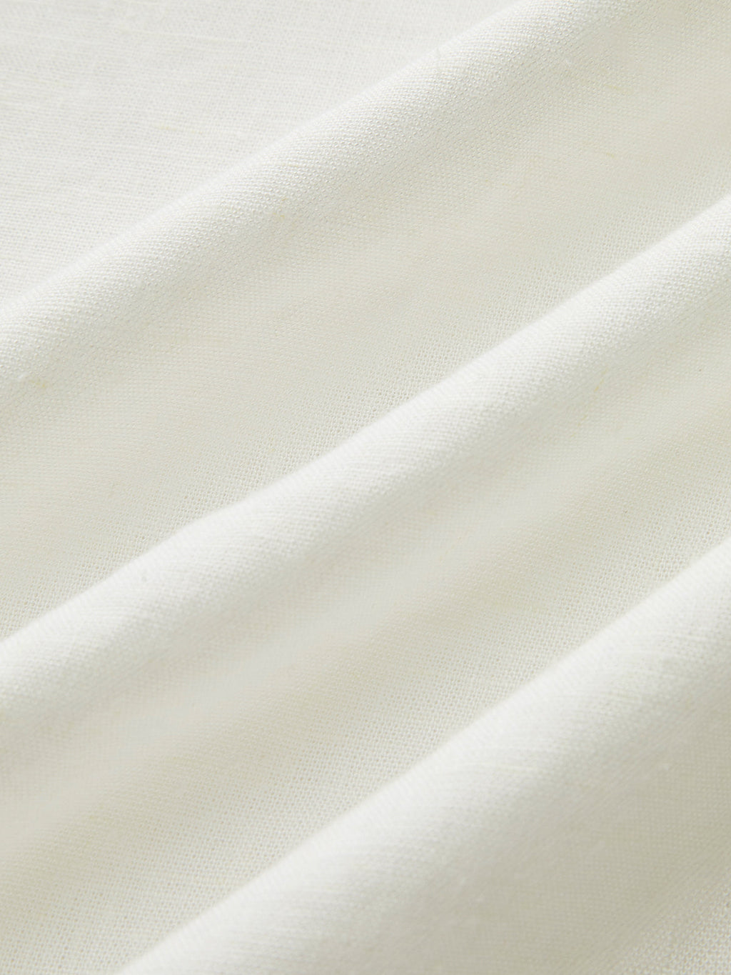 Linen Blend Two-Piece Set with Scalloped Trim