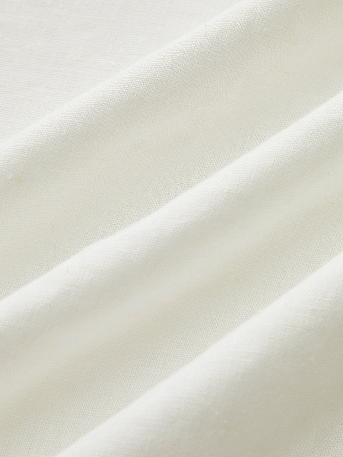 Linen Blend Two-Piece Set with Scalloped Trim