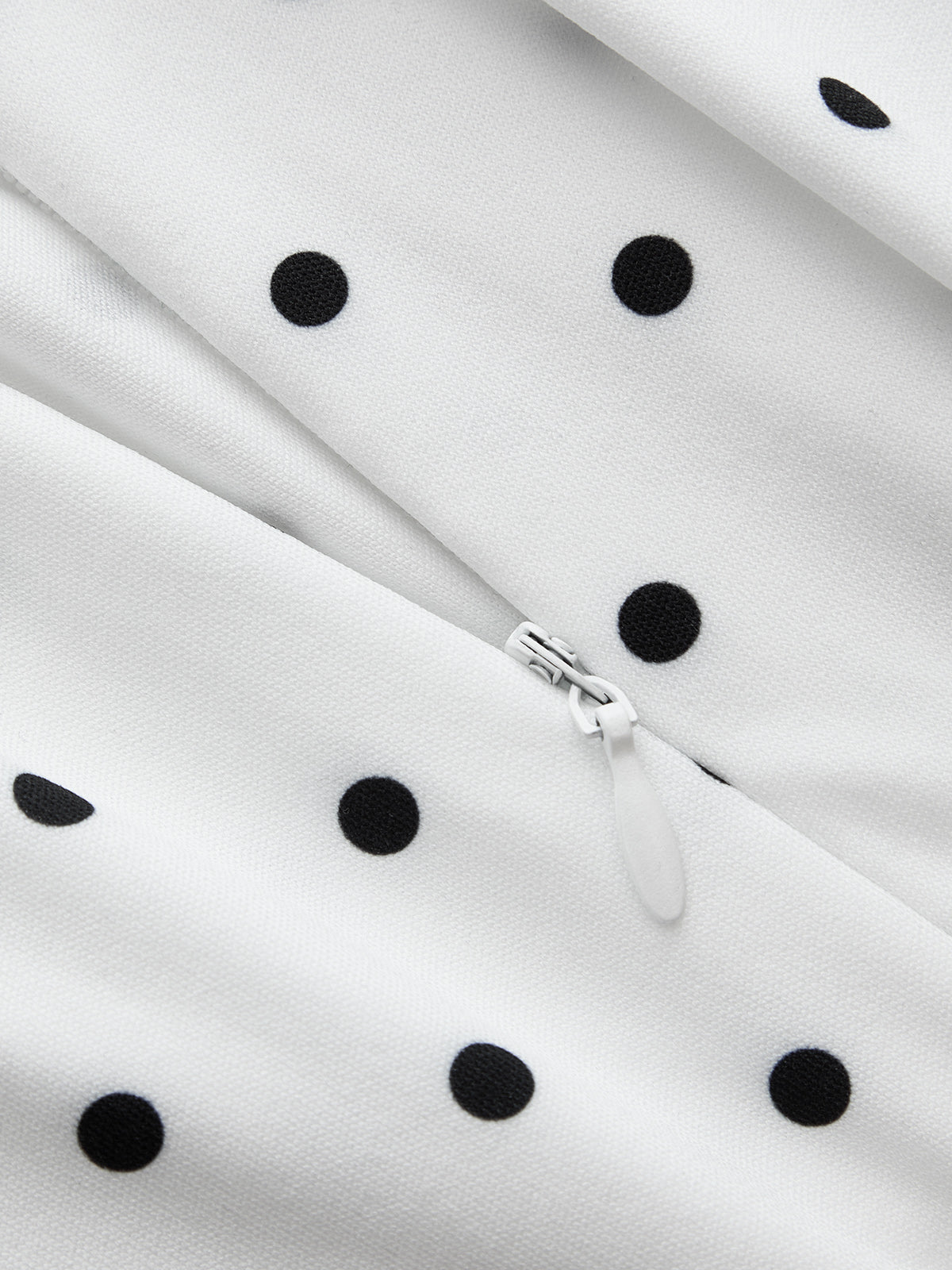 Polka Dot Cap Sleeve Fit and Flare Maxi Dress