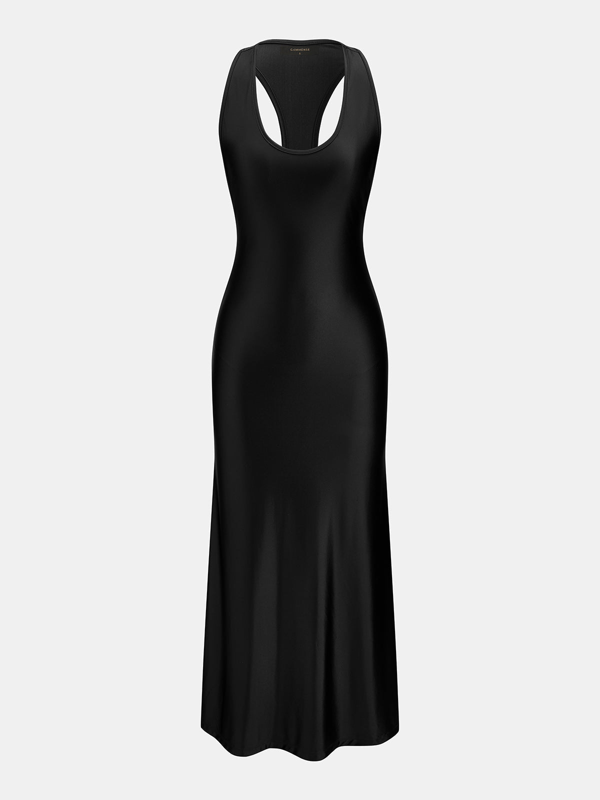 Backless U-Neck Mermaid Maxi Dress