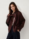 Relaxed Fit Vintage-Inspired Trench Coat