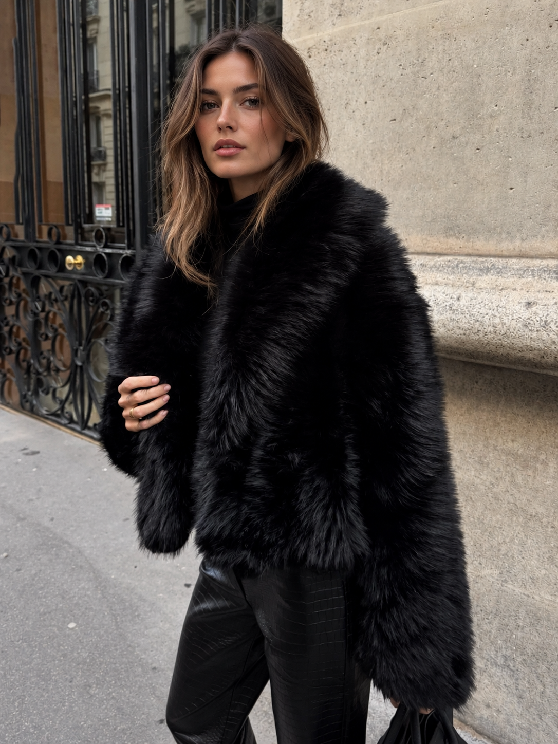 The Signature Faux Fur Jacket