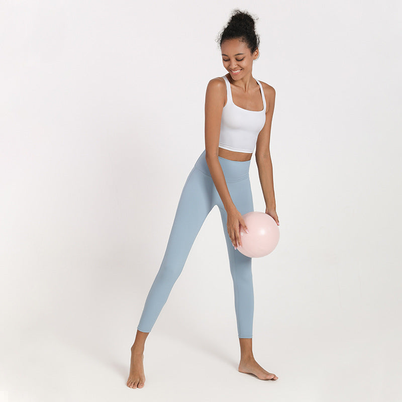 High-Elastic Women's Yoga Outfit with Sports Bra & Leggings