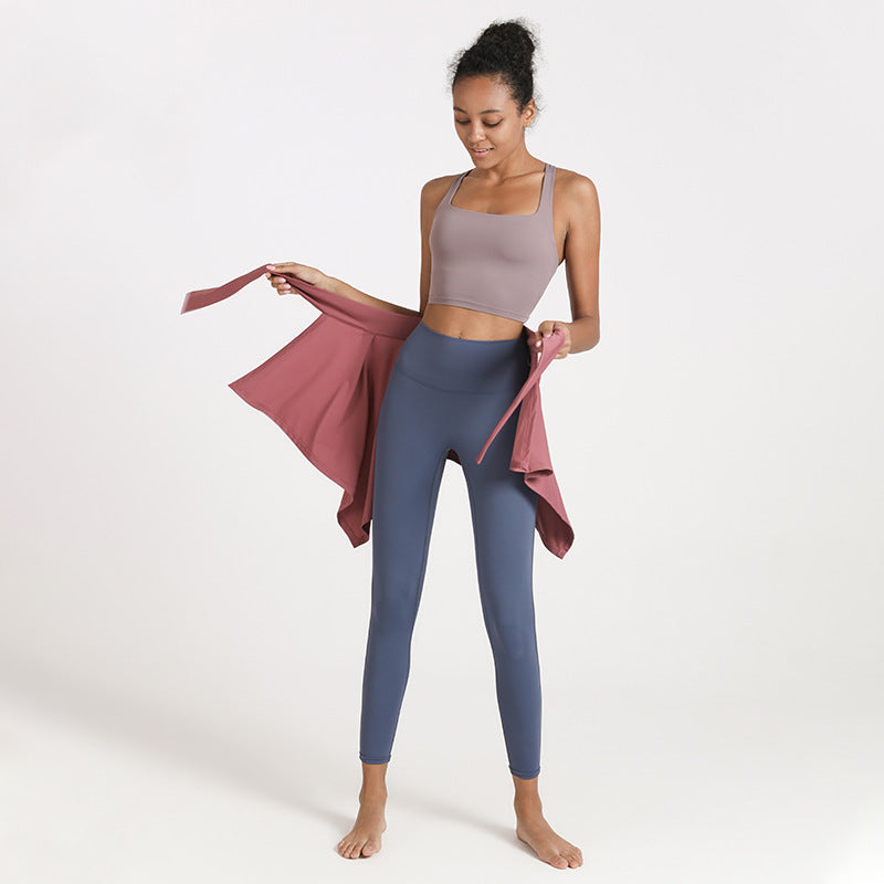 High-Elastic Women's Yoga Outfit with Sports Bra & Leggings